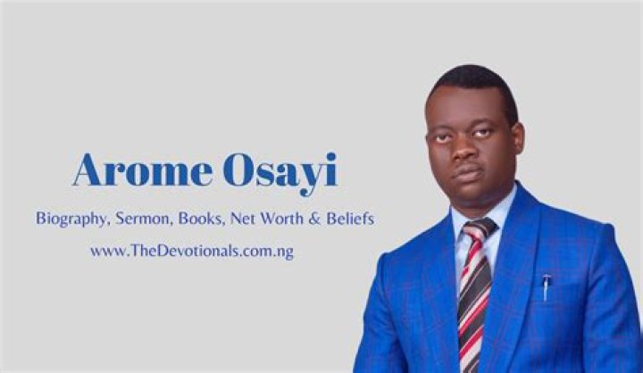 Apostle Arome Osayi Biography: Wikipedia, Age, Sermon, Books & Pictures