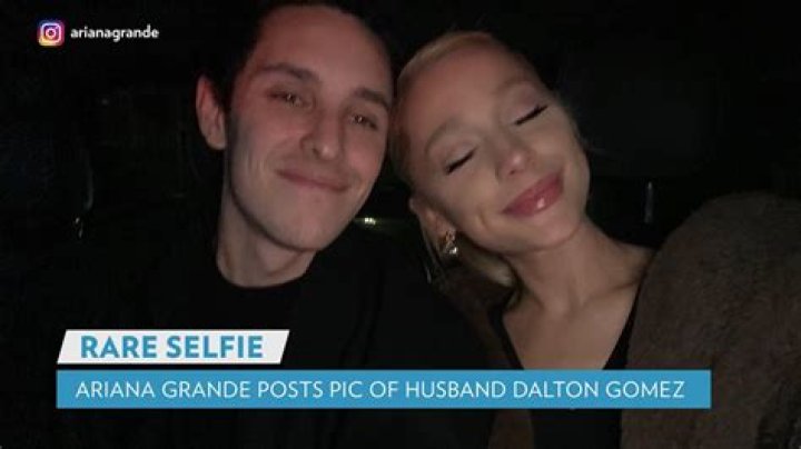 
Ariana Grande Shares Rare Personal Photo with Husband Dalton Gomez 