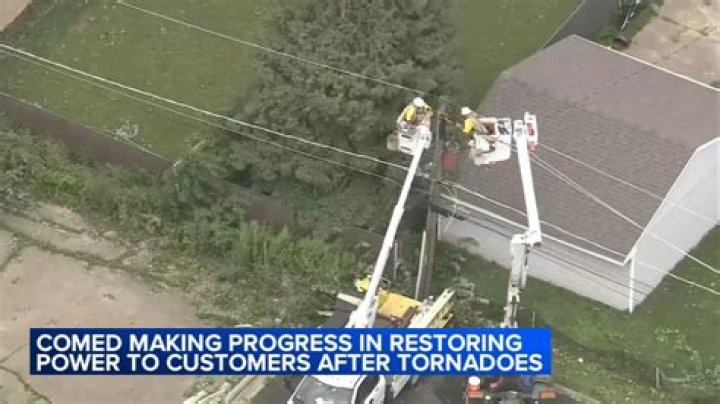 
ComEd Power Outages: List of counties impacted by rain, high winds in Chicago, Illinois 