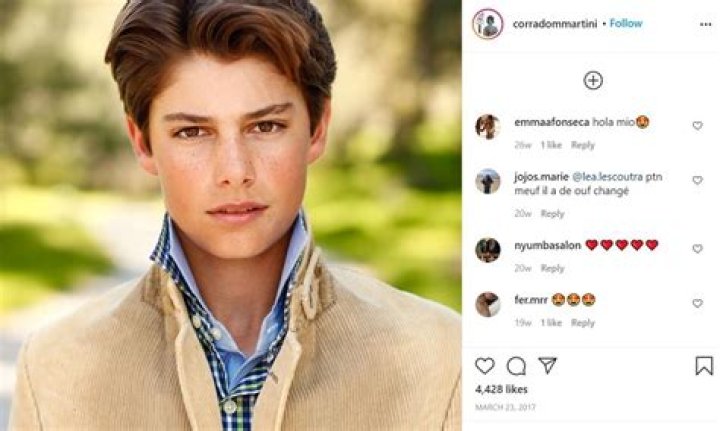 Corrado Martini Age: Model Height, Wiki, Girlfriend, Instagram