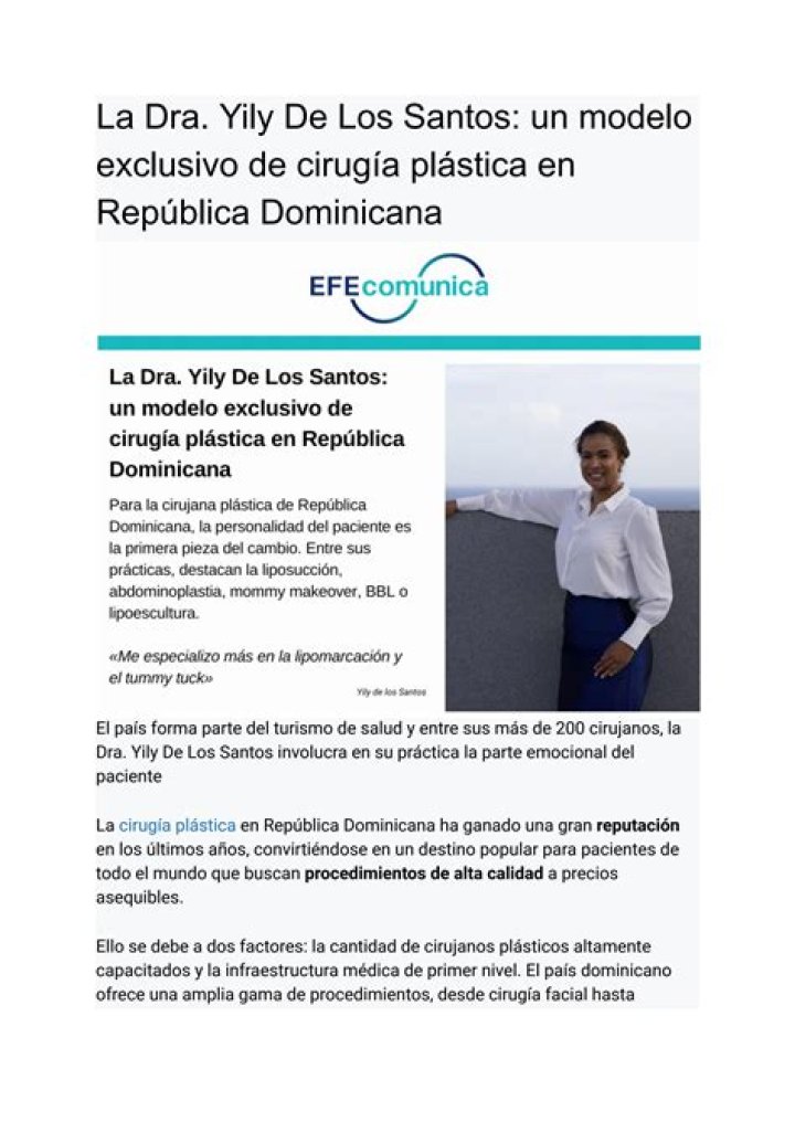 Dr Yily De Los Santos Dominican Republic – Did She Have Any Deaths?