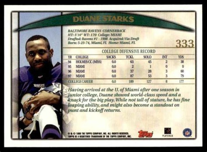 Duane Starks Net Worth