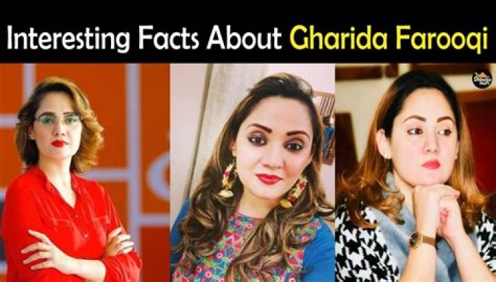 Gharida Farooqi Height, Weight, Net Worth, Age, Birthday, Wikipedia, Who, Instagram, Biography
