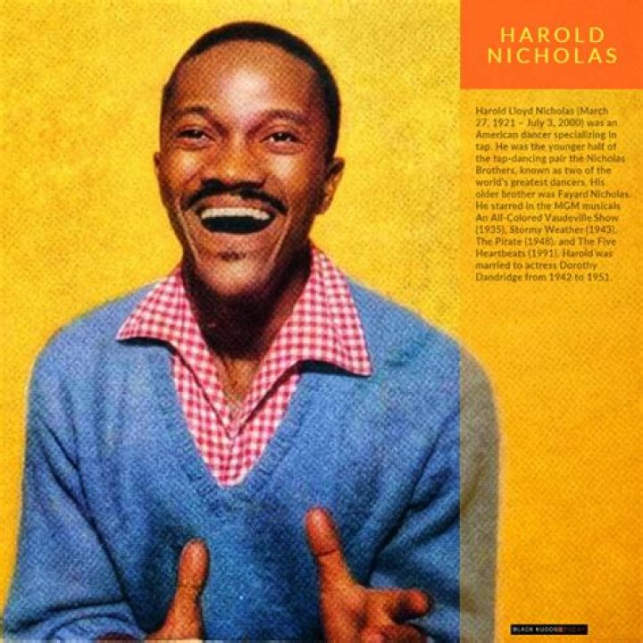 Harold Nicholas Net Worth