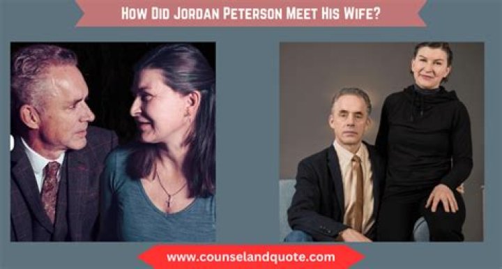 How did Jordan Peterson meet his wife? What age did Jordan Peterson get married?