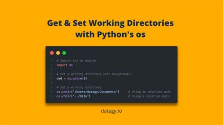 How do i change the working directory in python