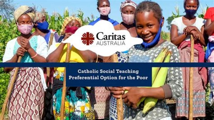 How does caritas help the poor