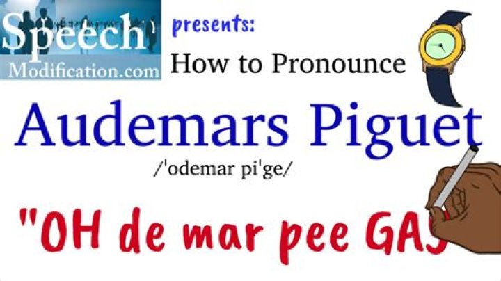 How to pronounce audemars piguet
