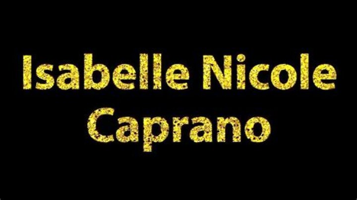 
Isabelle Nicole Caprano Age, Birthday, Wikipedia, Who, Nationality, Biography 
