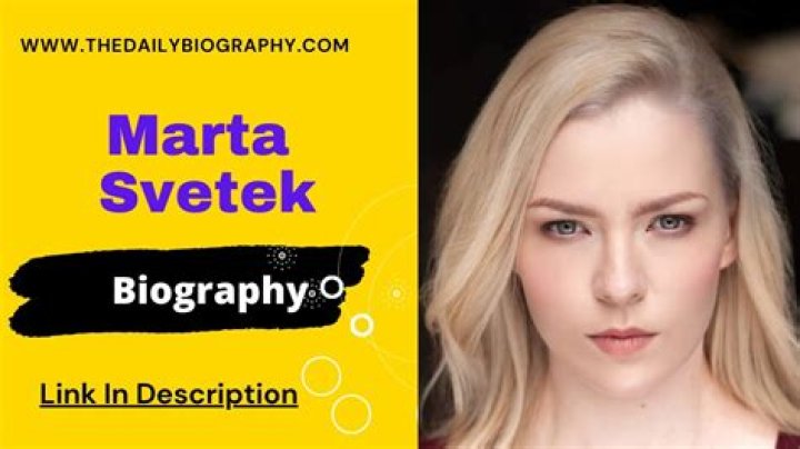 Marta Svetek Height, Weight, Net Worth, Age, Birthday, Wikipedia, Who, Nationality, Biography