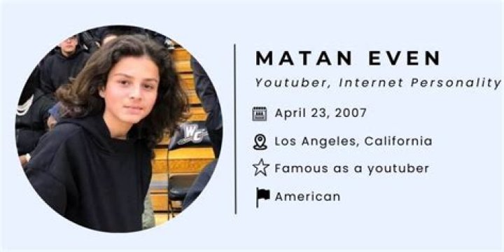 Matan Even Height, Weight, Net Worth, Age, Birthday, Wikipedia, Who, Instagram, Biography