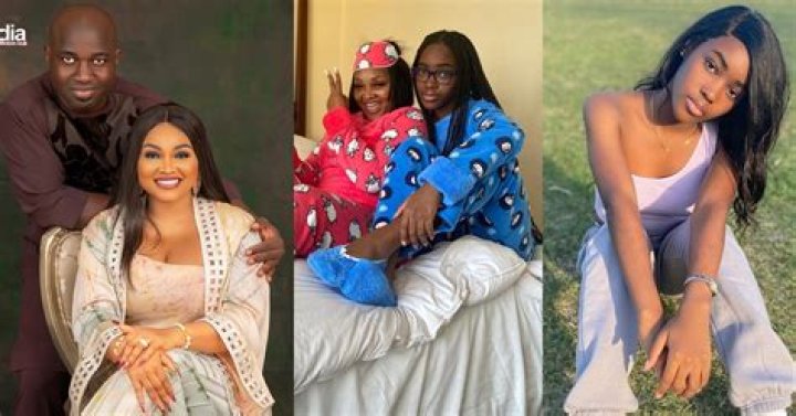 
Mercy Aigbe’s daughter, Michelle Shares Photos Without Make-up, fans react. 