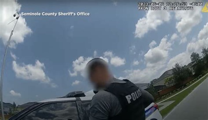 Orlando police officer Alexander Shaouni arrested after bodycam video captured a reckless speeding incident