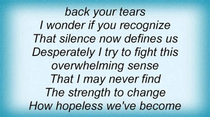 Stabbing Westward’s
So Far Away Lyrics