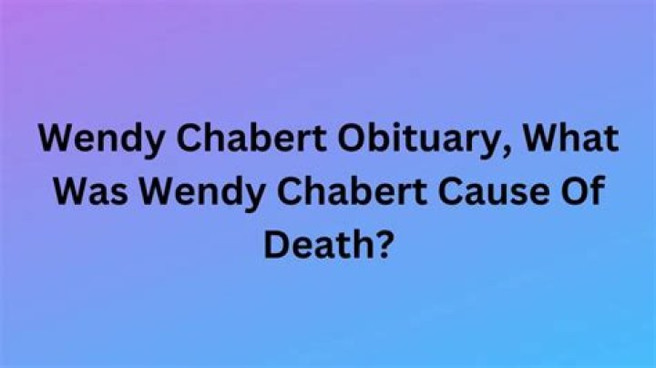 What Happened To Wendy Chabert? Lacey Chabert Sister Death Cause And Obituary