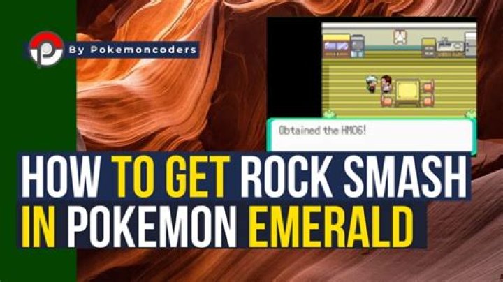 Which pokemon can learn rock smash in emerald
