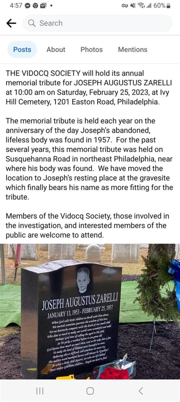 Who are Joseph Augustus Zarellis Parents? Joseph Augustus Zarelli Biography, Parents Name, Nationality and More