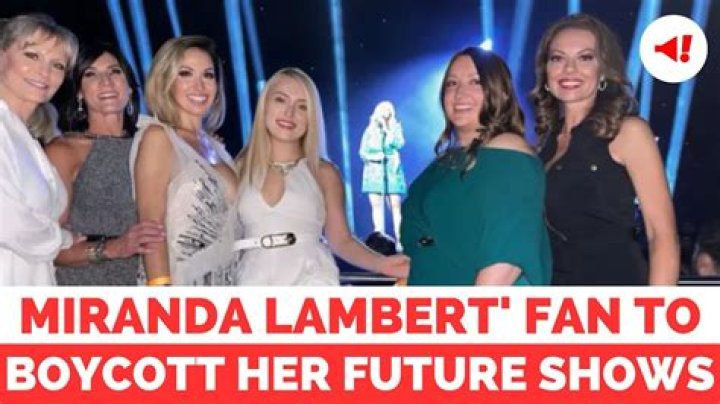 Who is Adela Calin? Miranda Lambert fan vows to boycott singer’s concerts after being scolded mid-show