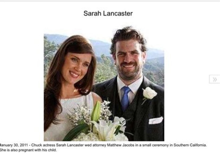 Who is Sarah Lancaster and What Do We Know About Her Husband Matthew Jacobs?