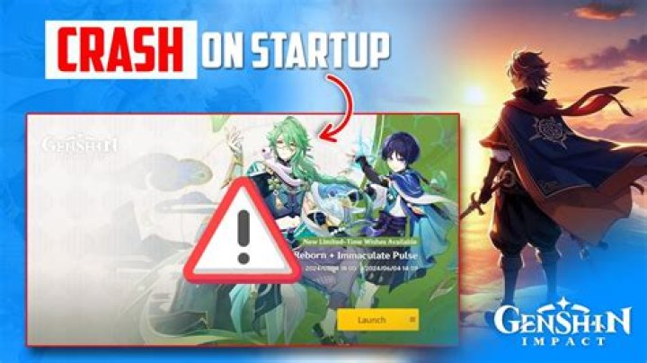 Why is my genshin impact crashing